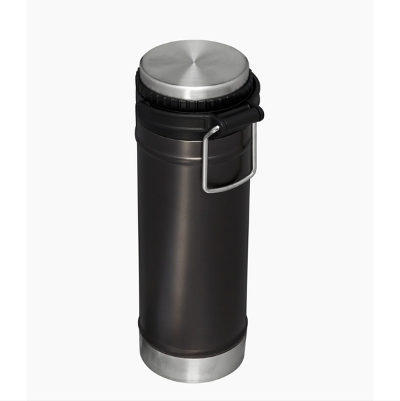 Stanley French Press Travel Mug Set - Black and Silver. Listing is for the pair - Picture 3 of 4